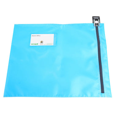 Flat Mailing Wallet CVF2 Button Light Blue